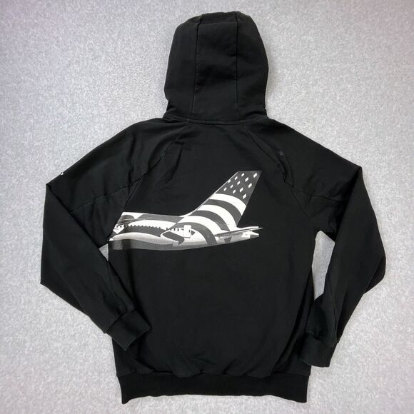 Paper Planes Streetwear Greatness is a Process Hoodie Small Black Sweatshirt - Picture 2 of 13